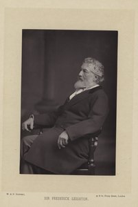 Sir Frederick Leighton von English Photographer