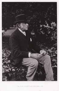 Sir John Everett Millais, englischer Künstler von English Photographer