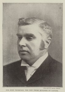 Sir John Thompson, der neue Premierminister von Kanada von English Photographer