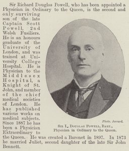 Sir R Douglas Powell, Baronet, Leibarzt der Königin