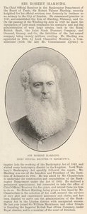 Sir Robert Harding, Hauptempfänger in Konkurs von English Photographer