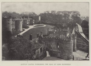 Skipton Castle, Yorkshire, der Sitz von Lord Hothfield von English Photographer
