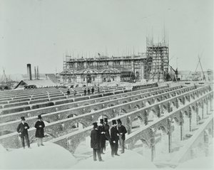 Southern Outfall Sewer, Crossness: Bauarbeiten, 1865