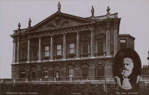 Spencer House, London mit (Einsatz) Der Earl Spencer von English Photographer