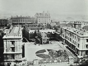 St Thomas Hospital: Erhöhte Ansicht der Außenansicht, 1862