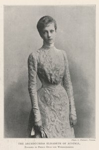 Die Erzherzogin Elisabeth von Österreich, verlobt mit Prinz Otto von Windischgrätz von English Photographer
