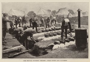 Die Ernährung der britischen Soldaten, Feldöfen und Küchen von English Photographer