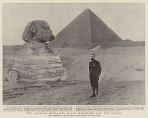 Die Fashoda-Frage, Major Marchand und die Sphinx von English Photographer