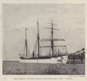 Das deutsche Südpolarexpeditionsschiff Gauss von English Photographer
