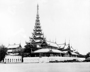 Die Große Audienzhalle im Königspalast, Mandalay