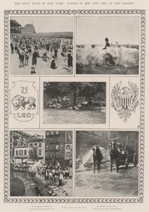 Die Hitzewelle in New York, Szenen in der Stadt und am Meer