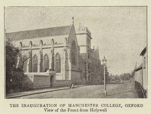 Die Einweihung des Manchester College, Oxford