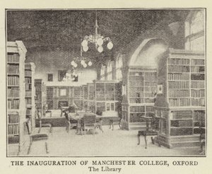 Die Einweihung des Manchester College, Oxford von English Photographer