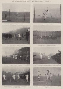 Die Inter-Universitäts-Sportveranstaltungen im Queens Club, 21. März