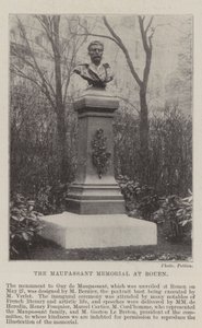 Das Maupassant-Denkmal in Rouen von English Photographer