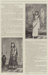 Das Nautch-Mädchen, ein Interview mit Miss Lenore Snyder und Miss Jessie Bond im Savoy von English Photographer