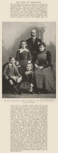 Der neue Oberbefehlshaber in Aldershot, der Herzog von Connaught, mit seiner Familie von English Photographer