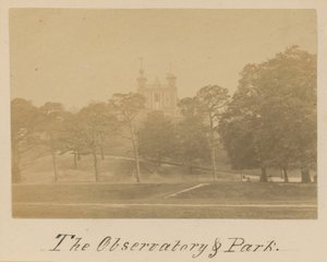 Das Observatorium und der Park, Greenwich von English Photographer