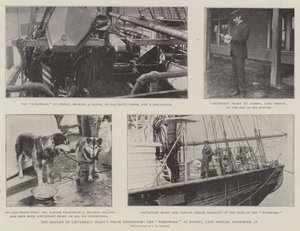Die Rückkehr der Polarexpedition von Leutnant Peary, die Windward in Sydney, Cape Breton, 18. September von English Photographer