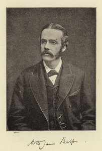 Der Rechte Ehren Arthur James Balfour, MP, Hauptsekretär für Irland und zukünftiger Führer der Konservativen Partei von English Photographer