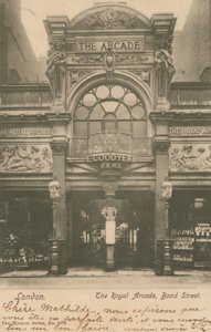 The Royal Arcade, Bond Street von English Photographer