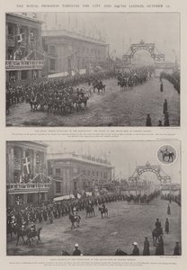 Der königliche Fortschritt durch die Stadt und Süd-London, 25. Oktober von English Photographer