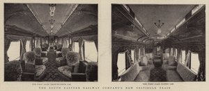 Der neue Vestibülzug der South Eastern Railway Company von English Photographer
