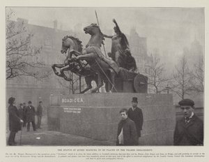 Die Statue von Königin Boadicea, die am Themseufer aufgestellt werden soll