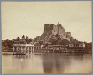 Der Tank und Felsenfestung in Trichinopoly