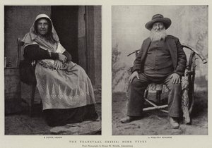 Die Transvaal-Krise, Buren-Typen von English Photographer