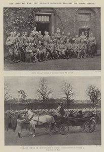 Der Transvaal-Krieg, das Composite Household Regiment für den aktiven Dienst von English Photographer
