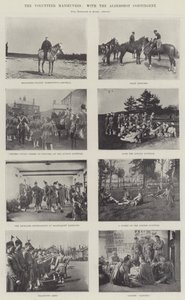 Die Freiwilligenmanöver mit dem Aldershot-Kontingent von English Photographer