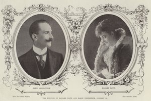 Die Hochzeit von Madame Patti und Baron Cederstrom, 25. Januar von English Photographer