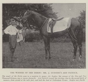 Der Gewinner des Derbys, Mr. J. Gubbinss Ard Patrick