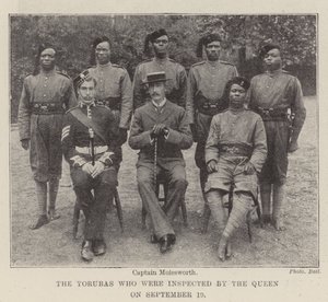 Die Yorubas, die von der Königin am 19. September inspiziert wurden von English Photographer