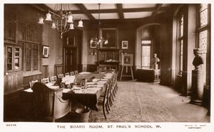 Der Sitzungssaal der St. Pauls Schule von English Photographer