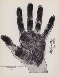 Die Hand des ehrenwerten W. E. Gladstone von English Photographer