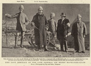 Das letzte Porträt des verstorbenen Generals Sir Henry Havelock-Allan