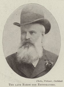 Der verstorbene Baron von Ernsthausen von English Photographer