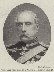 Der verstorbene General Sir Arthur Herbert, KCB von English Photographer