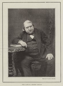 Der verstorbene M. Ernest Renan von English Photographer