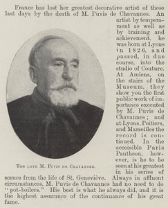 Der verstorbene M. Puvis de Chavannes