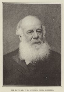 Der verstorbene Mr. C. E. Spooner, Bauingenieur von English Photographer