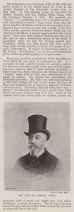 Der verstorbene Mr. Edmund Yates
