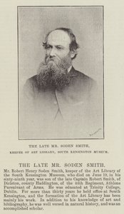 Der verstorbene Herr Soden Smith, Leiter der Kunstbibliothek, South Kensington Museum von English Photographer