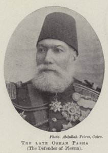 Der verstorbene Osman Pascha, der Verteidiger von Plewna von English Photographer