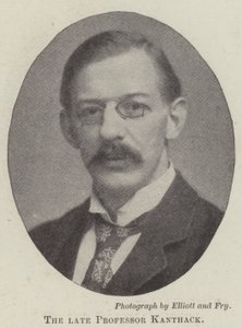 Der verstorbene Professor Kanthack von English Photographer