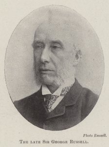 Der verstorbene Sir George Russell von English Photographer
