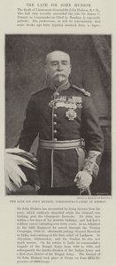 Der verstorbene Sir John Hudson, Oberbefehlshaber in Bombay von English Photographer