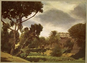 Die Vororte eines Dorfes in der Nähe von Luxor, Ägypten
